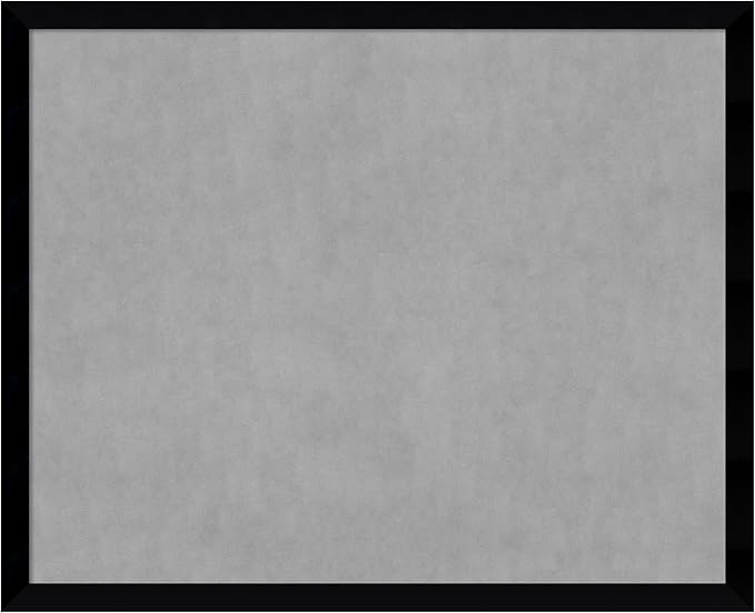 Amanti Art Black Framed Magnetic Board 35x43 X-Large Vision Board by AmantiArt