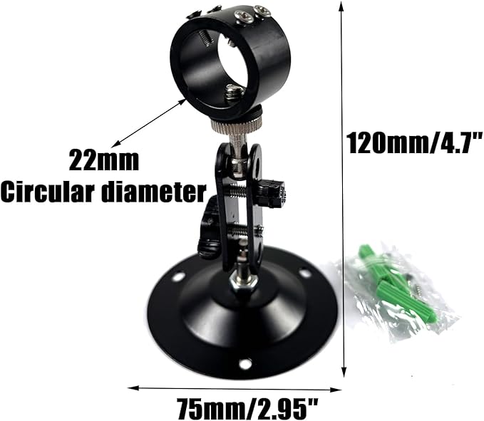 Laser Positioning Bracket Laser Module Fixing Bracket 360-degree Adjustable - Image 2
