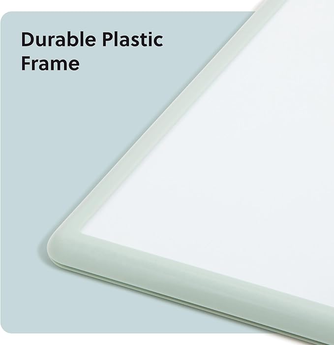 U Brands Contempo Magnetic Dry Erase Board White Board, Sage Green Modern Frame - Image 4