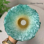 Bieye LS17 Lily Flower Blown Glass Lampshade - Image 4