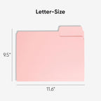 Smead Standard File Folders, 1/3-Cut Tabs, Letter Size - Image 2