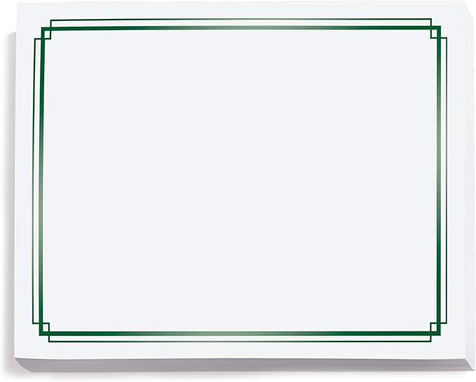 PaperDirect Foil Elegance Specialty Certificates, 50 Sheets of 38lb White Paper by PaperDirect