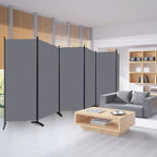 Room Divider 6FT Folding Privacy Screens, 6 Panel Partition Room Dividers - Image 7