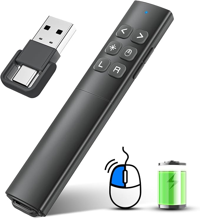 Presentation Clicker with Air Mouse by RJADVideoGameAccessories