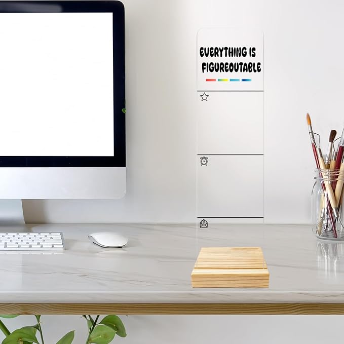 Monitor Memo Board Computer Monitor Memo Board Everything Is Figureoutable Sign - Image 3