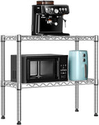 MZG 220 lbs 2 Tier Storage Rack Metal Wire Shelving Unit, Storage Standing by MEIGAOPLASTICANDMETALHKCOLIMITED