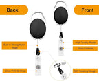 Fushing 20Pcs Retractable ID Badge Holders ID Badge Reels - Image 3