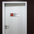 Bathroom Sliding Door Signs, Restroom Signs - Image 7