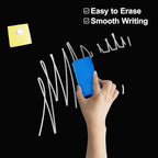 Magnetic Whiteboard, Tempered Glass White Board Frameless, Home School Supplies - Image 8