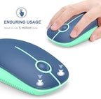 VssoPlor Wireless Mouse, 2.4G Slim Portable Computer Laptop Mouse - Image 3