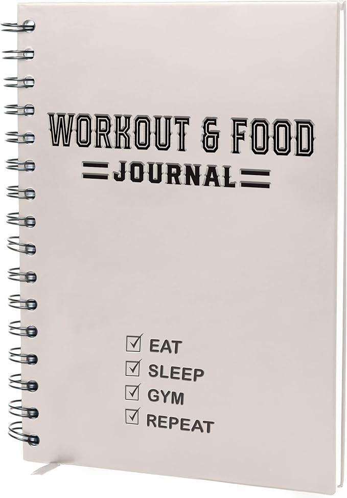 Nextnoid Hardcover Fitness & Food Journal by Nextnoid