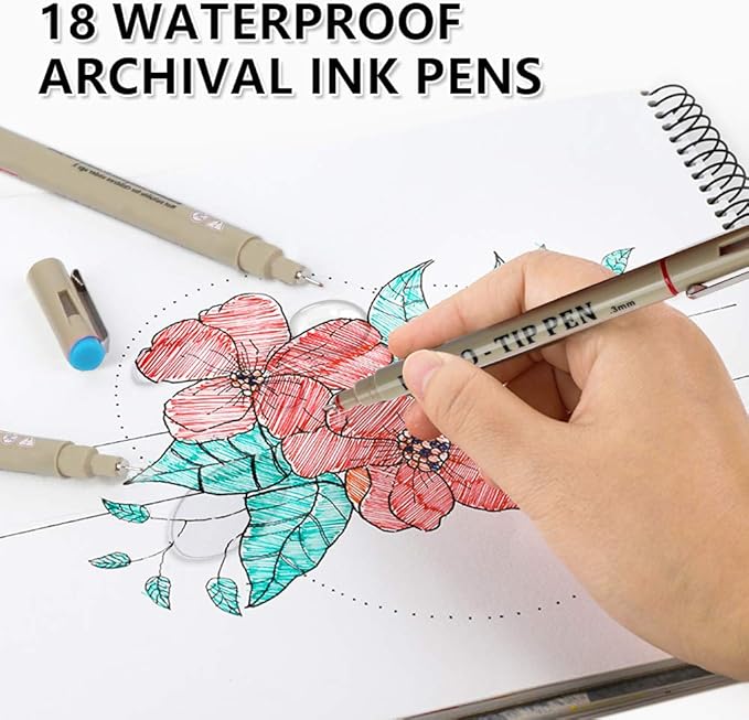 Shuttle Art 18-Pack Micro-line Pens - Image 4