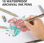 Shuttle Art 18-Pack Micro-line Pens - Image 4
