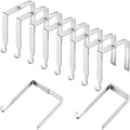 Amylove 8 Pcs Adjustable Cubicle Hanger Universal Partition Metal Cubicle Hooks by Amylove