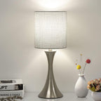 3 way touch control table lamp, dimmable bedside shown in use