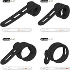 Donruby 24Pcs Silicone Cable Ties - Image 3