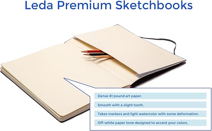 Softcover Sketch Book, A4 Sketchbook - Image 7