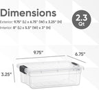 Superio Clear Storage Boxes - Image 2