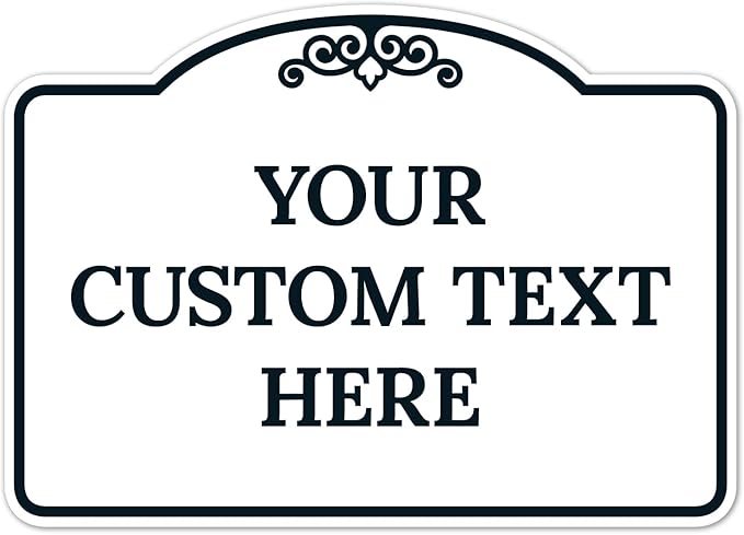 Custom Decorative Sign, Personalized Metal Sign by SigoSigns