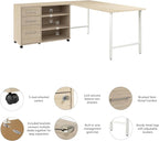 Bush Business Furniture Hustle 72W x 30D Computer Desk and Storage Cabinet - Image 8