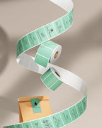 MUNBYN Green 2.25x1.25in Thermal Labels, 1000/Roll - Image 4