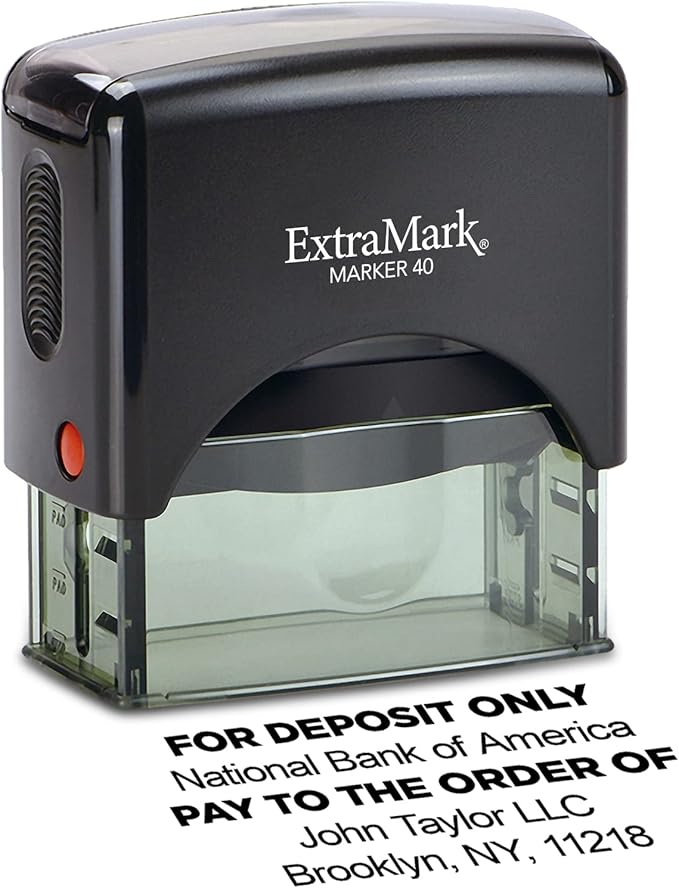 ExtraMark Return Address Stamp by ExtraMark