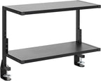 VIVO Clamp-on 24 inch Above or Below Desk 2-Tier Shelving Unit by VIVO