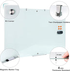 Large Glass Dry Erase Board, 72 x 48 Inches Magnetic Glass Whiteboard - Image 2