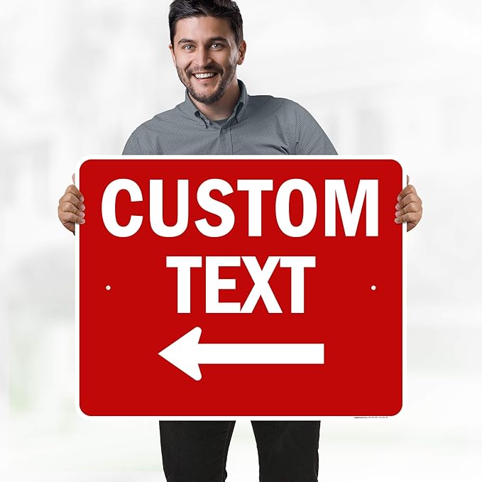 Custom Arrow, Custom Directional Sign, Left Arrow, 24x30 Inches, Rust Free .063 - Image 2