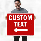 Custom Arrow, Custom Directional Sign, Left Arrow, 24x30 Inches, Rust Free .063 - Image 2