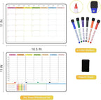 POPRUN Dry Erase Calendar weekly and monthly self adhesive stick on - Image 7
