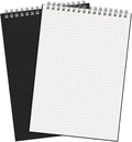 Engrowtic Dot Grid Notebook Top Spiral Notebook A5 Size Bullet Dotted Paper by Engrowtic