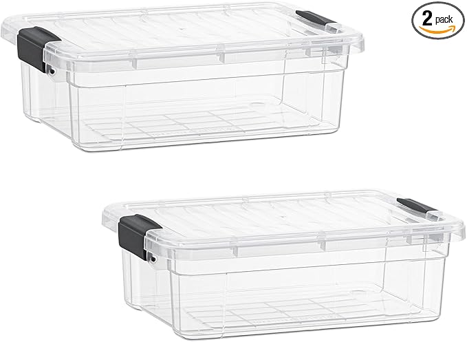Superio Clear Storage Boxes by Superio