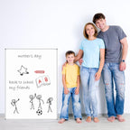 Lockways 48 x 36 Inch White Board 2 Pack | 4 x 3 Dry Erase Boards Magnetic - Image 6
