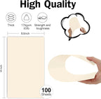 8.5x14 Cream Cardstock, 65lb Legal Size Card Stock 100 Sheets, Goefun - Image 2