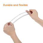EBOOT 20 Pack Clear Plastic 12 Inch Straight Flexible Ruler - Image 6