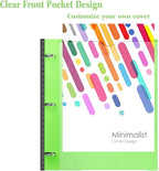 INFUN 1 Inch Telescoping 3 Ring Binder - Image 4