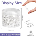 Amazon Basics Push Pins Tacks, Steel Point, - Image 4