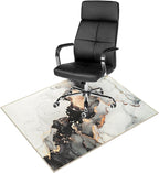 Anidaroel Office Chair Mat for Hardwood/Tile Floor, Under Desk Rug for Rolling by Anidaroel