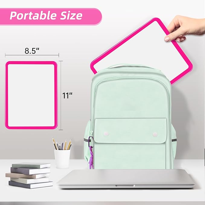 VUSIGN Small White Board Dry Erase, 8.5'' x 11'' Magnetic Dry Erase Board - Image 5