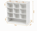 BEYGORM Acrylic Vertical Marker Organizer for 150 Markers, Desk Orgaizer | 13 Compartments Clear Angled Pen & Pencil Holder, Large Stationery & Art Supply Storage for School (10.2 x 9.8 x 4 Inch)