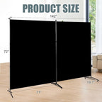 Room Divider 2 Panel Large Privacy Screens, Tall 6FT Partition Room Dividers - Image 6