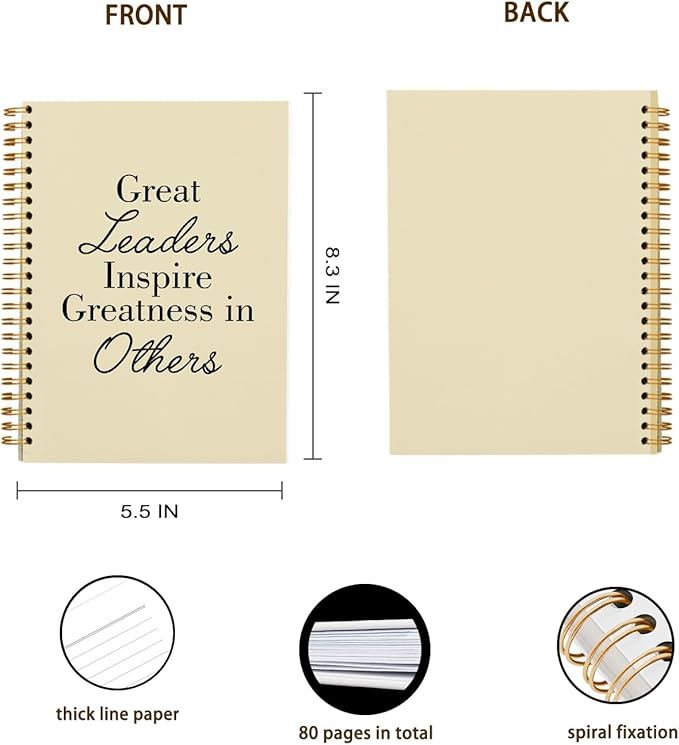 OXW Thank You Gifts for Leader, Meeting Notebook for Work, Appreciation Gift - Image 4