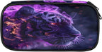 Pardick Tiger Animal Pencil Case，Big Capacity Pencil Pouch Coin Pouch - Image 2