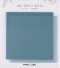 DiverseBee 50 Sheets Pastel Transparent Sticky Notes, 3x3” Clear Sticky Tabs by DiverseBee