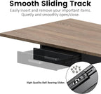 UNITEDPOWER Under Desk Drawer Storage, Pull-Out Office Hidden Counter Drawer - Image 4