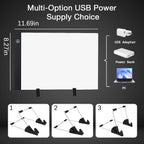 fangzh diamond painting storage accessories kit with a4, close-up detail