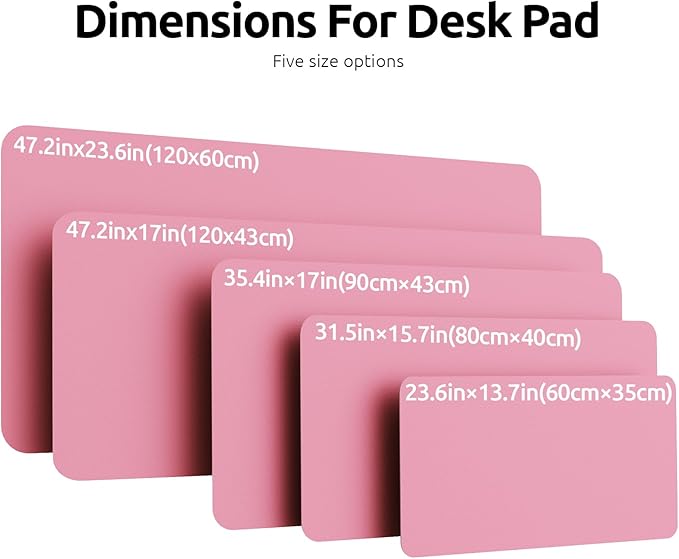 YSAGi Leather Desk Pad Protector, Office Desk Mat, Large Mouse Pad, Non-Slip PU - Image 4