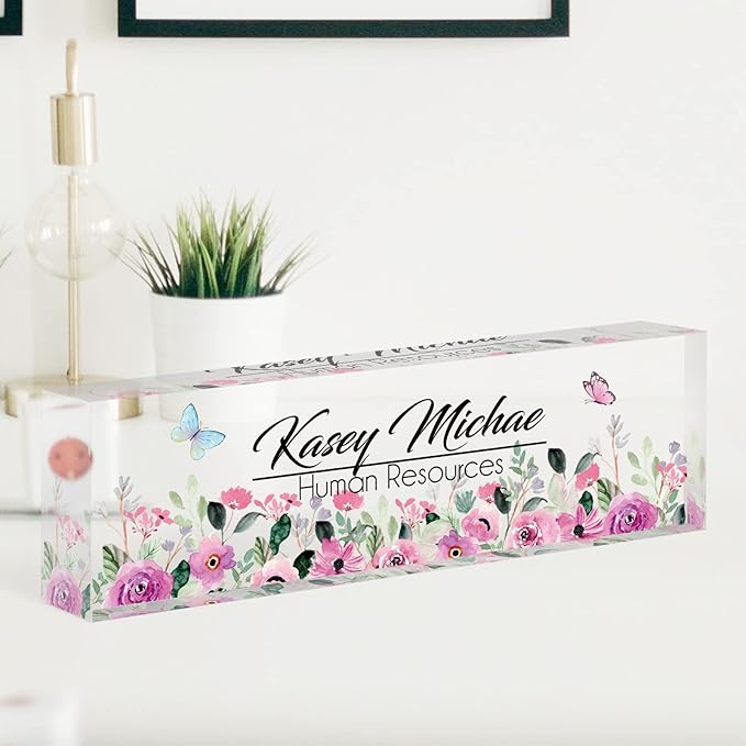 SalaGraphics Desk Name Plate Personalized, Custom - Image 5