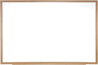 Ghent 2 x 3 Porcelain Magnetic Whiteboard, Wood Frame, 1 Marker, 1 Eraser by Ghent